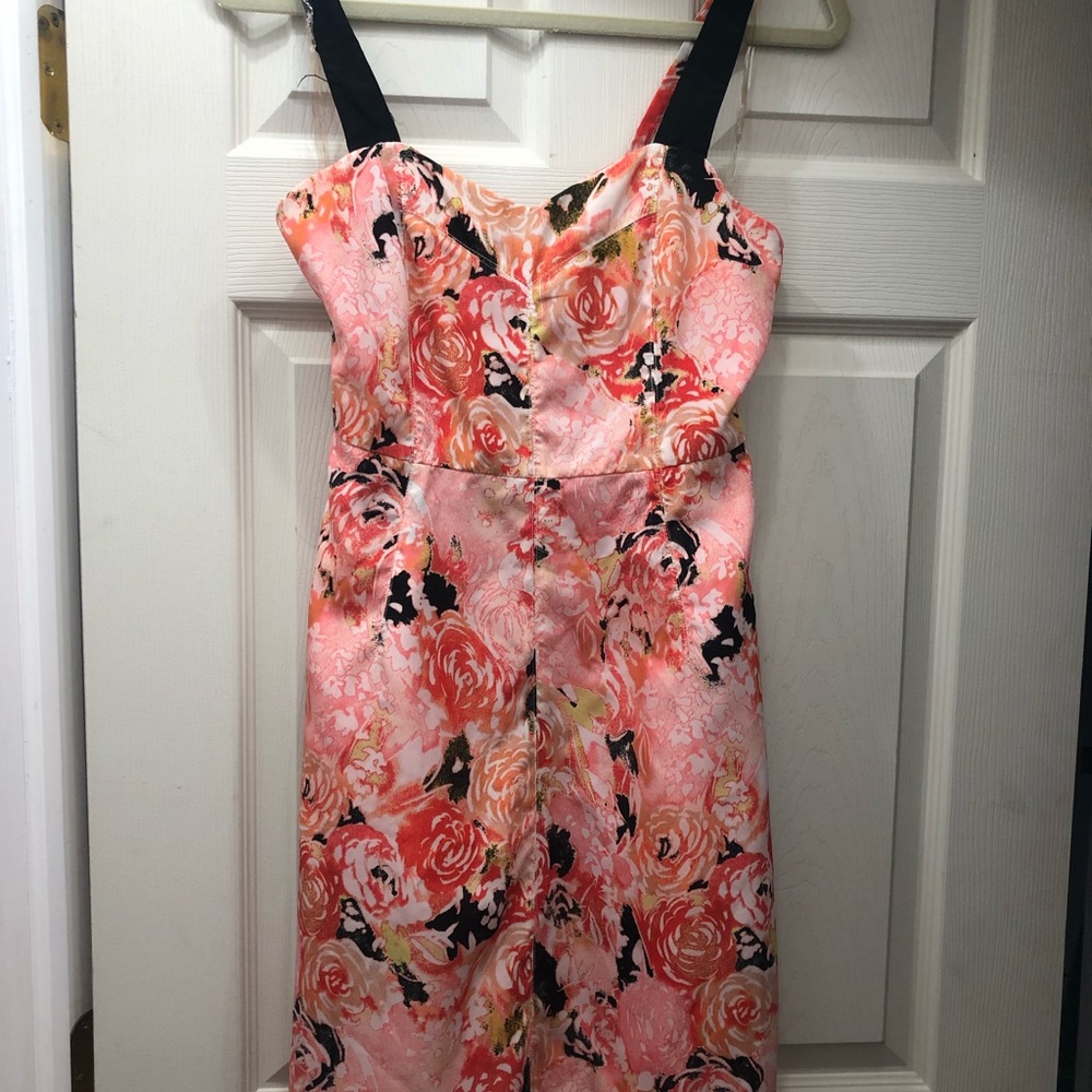 Candie’s Pink Flower Print Dress